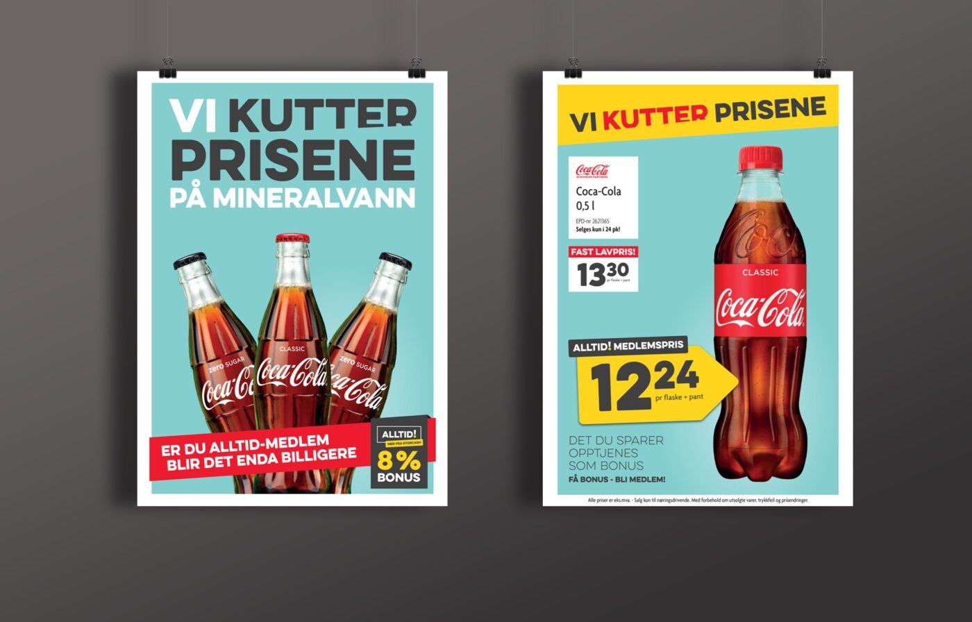 Kampanjeplakater designet og trykket av oss. Plakater, design, Konsis, Storcash