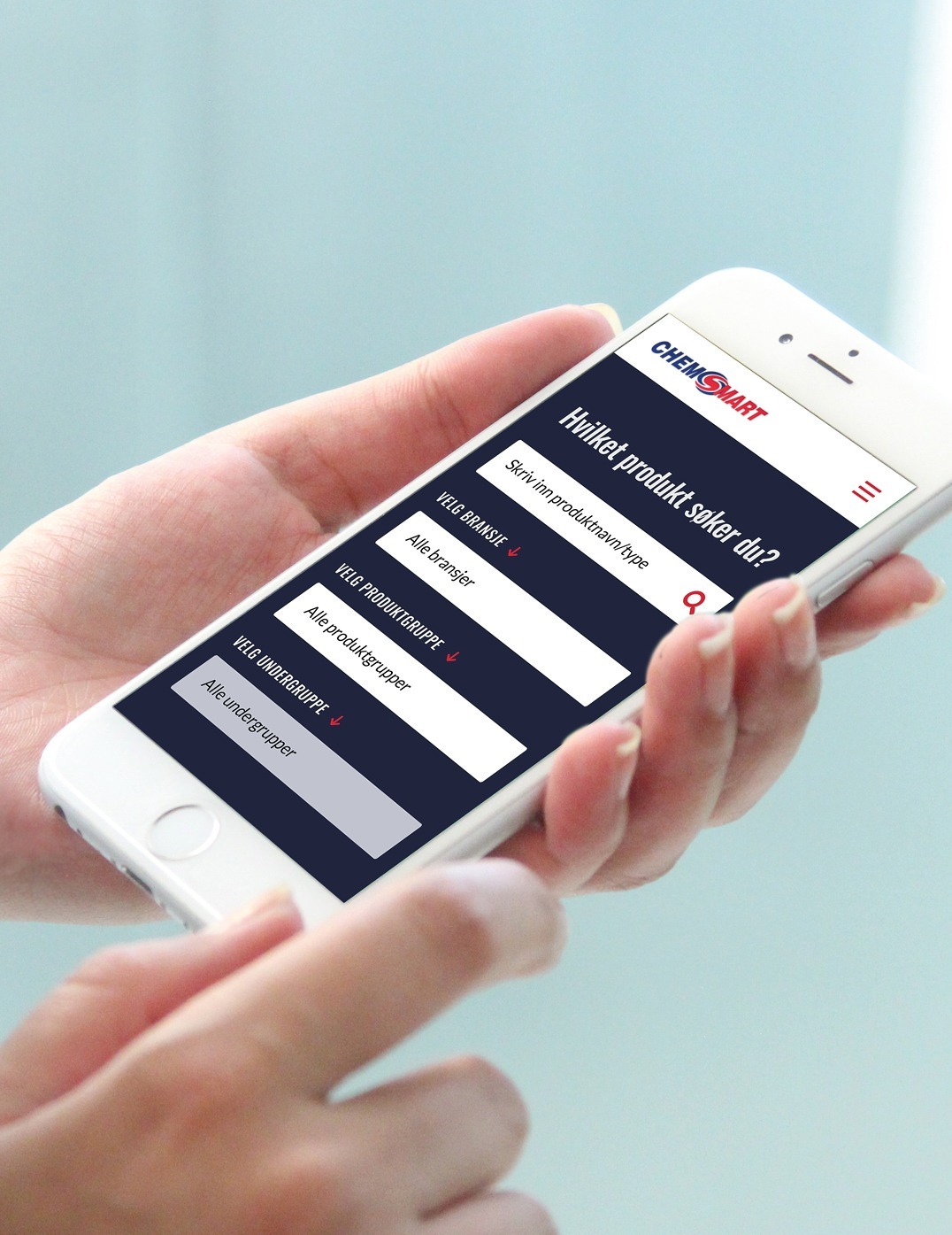 ChemSmart, Konsis, webdesign, XU, UI, design, utvikling, web
