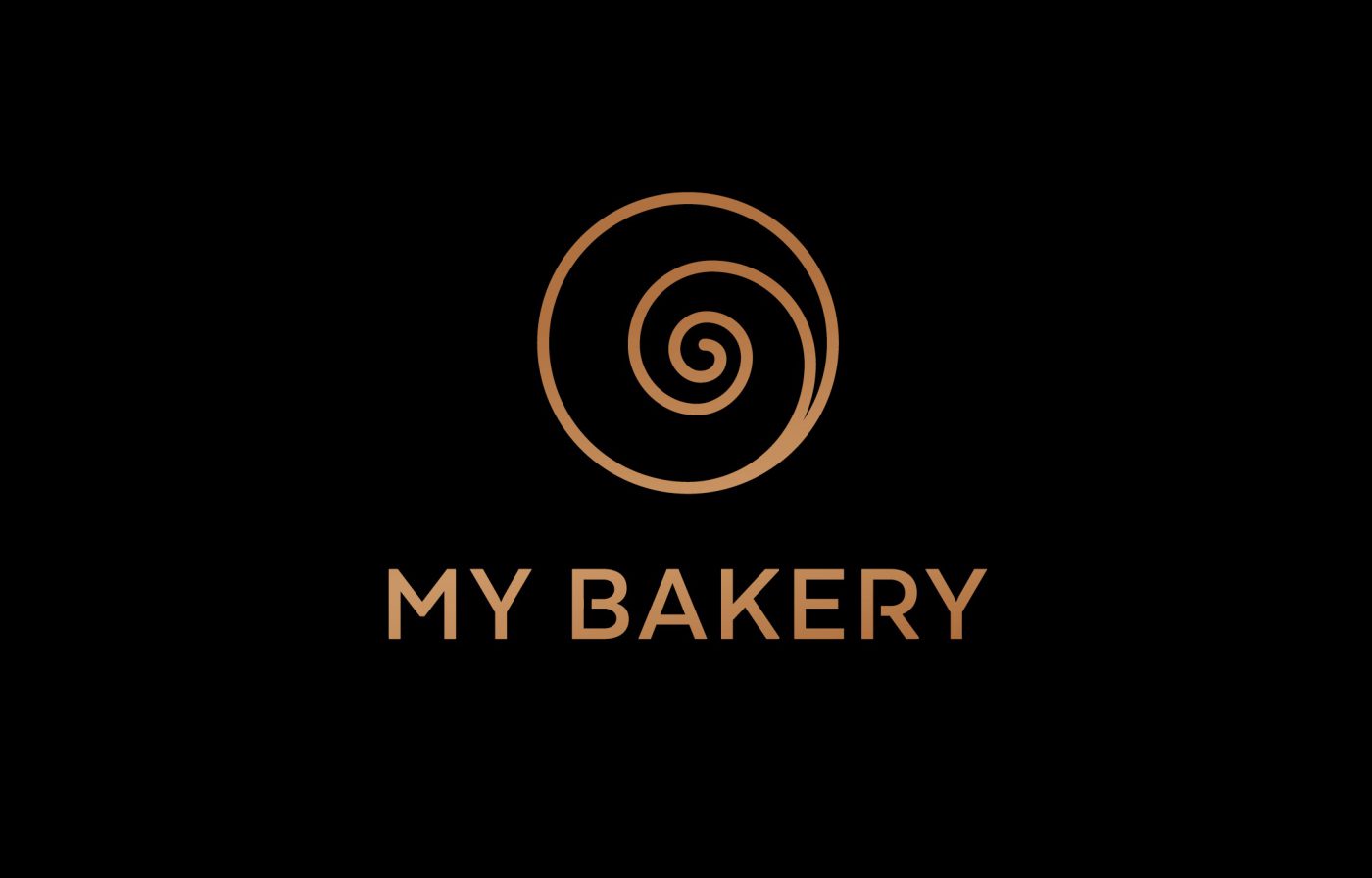 My bakery, logo, bronse, konsis