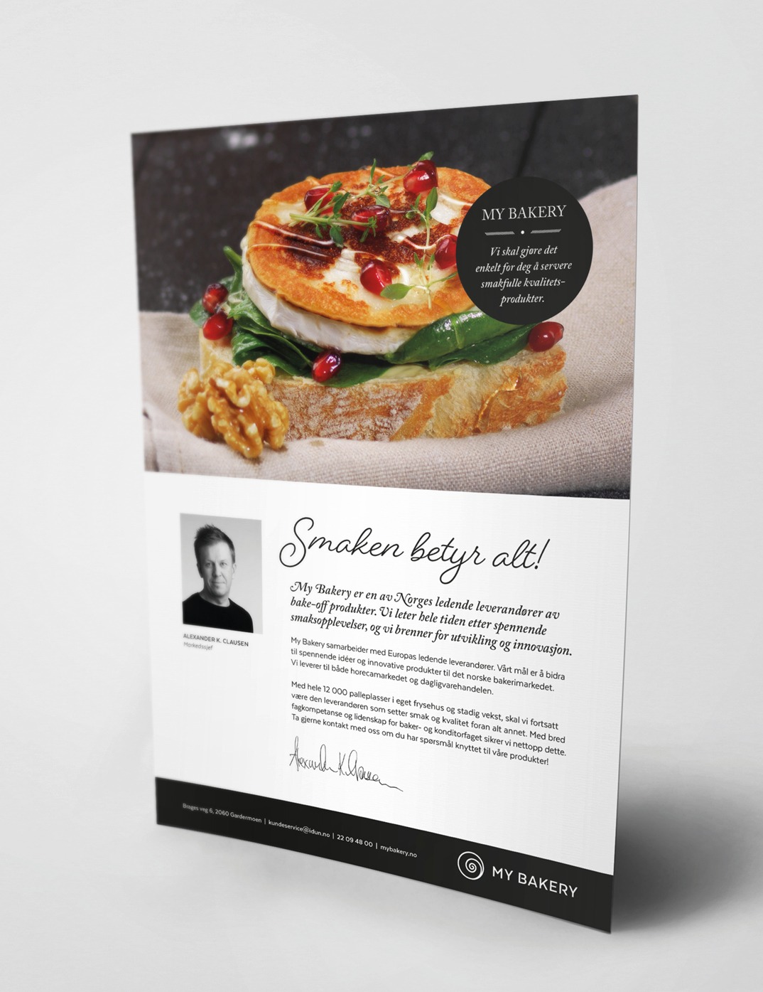 My bakery, design, konsis, flyer