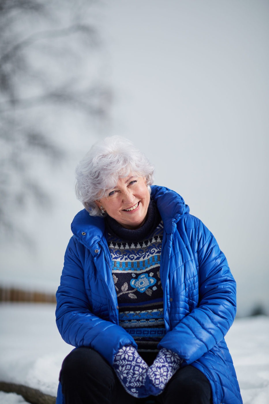 MyCall reklamefoto - Grefsenkollen - Bestemor