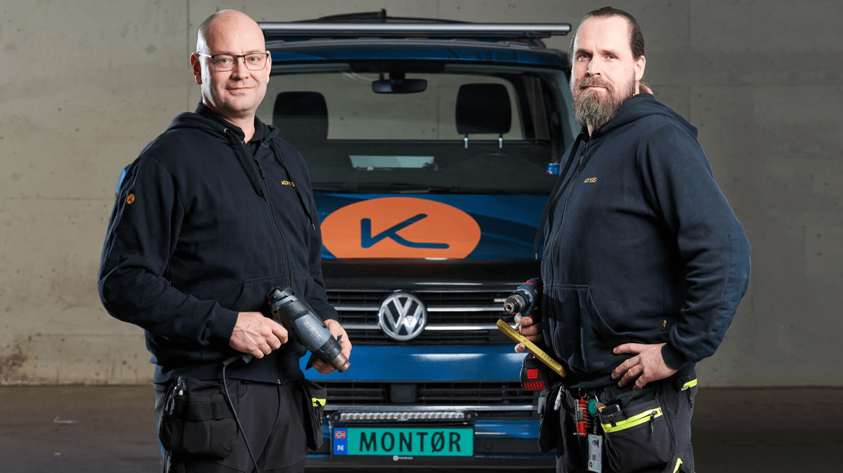 Bli montør i Konsis og jobb sammen med disse to - Stian og Martin