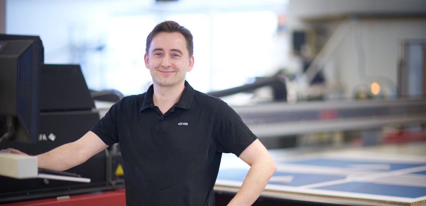 Piotr Czapski, avdelingsleder for storformat i Konsis