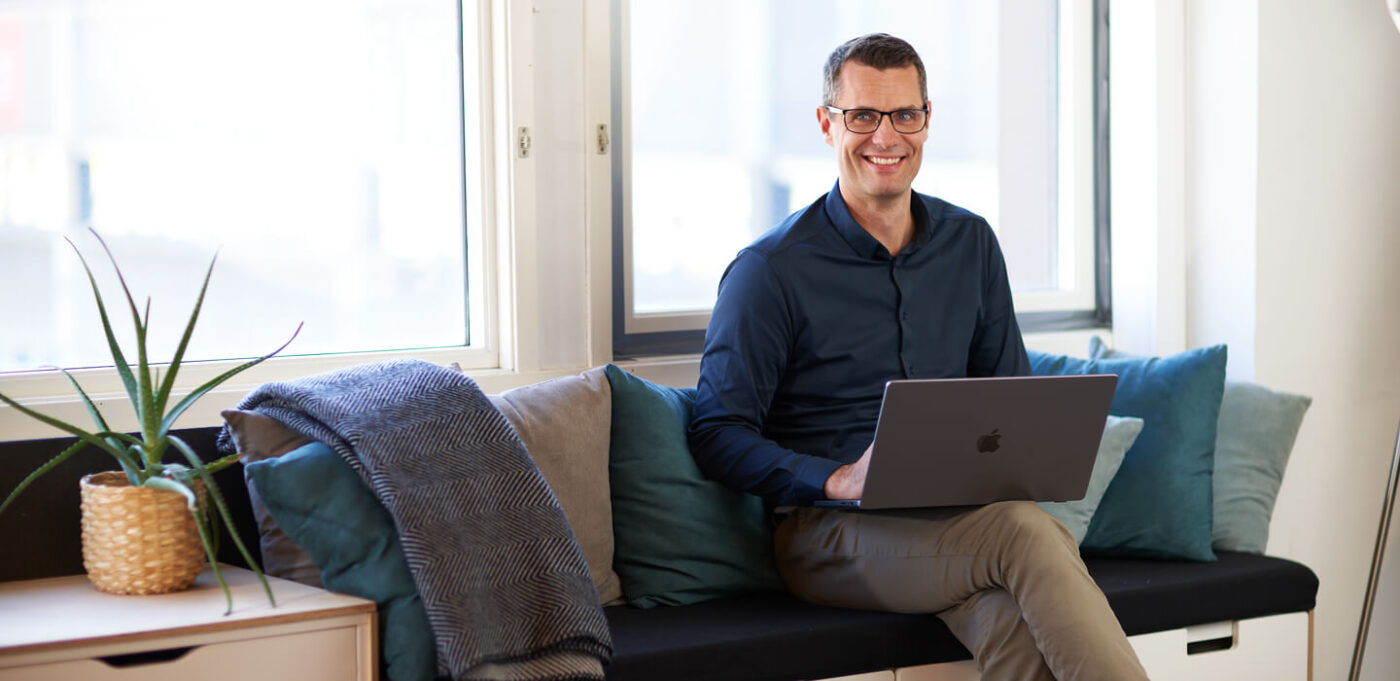 Erik Brommeland, leder for kreativ avdeling