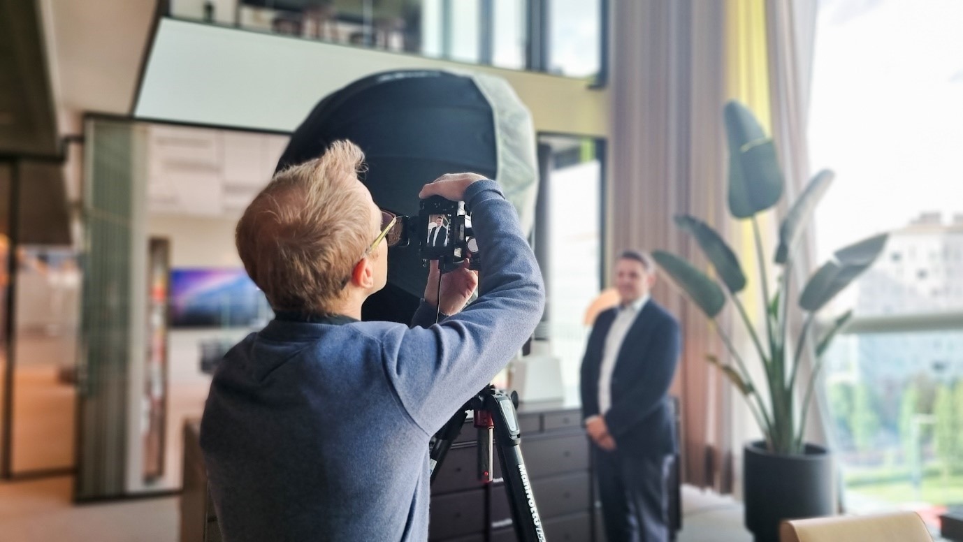 Portrettfotografering hos Fearnley Securities