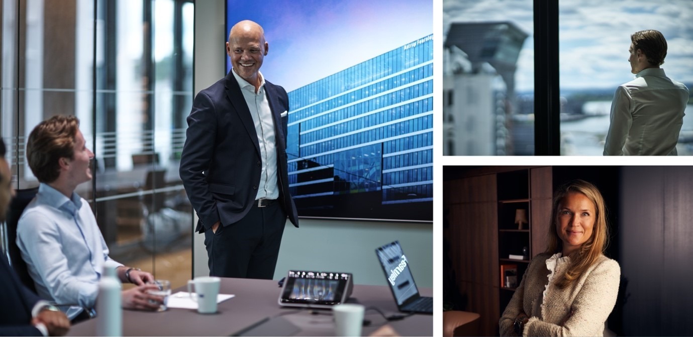 Fotografering: Portrett- og miljøbilder i nye lokaler hos Fearnley Securities